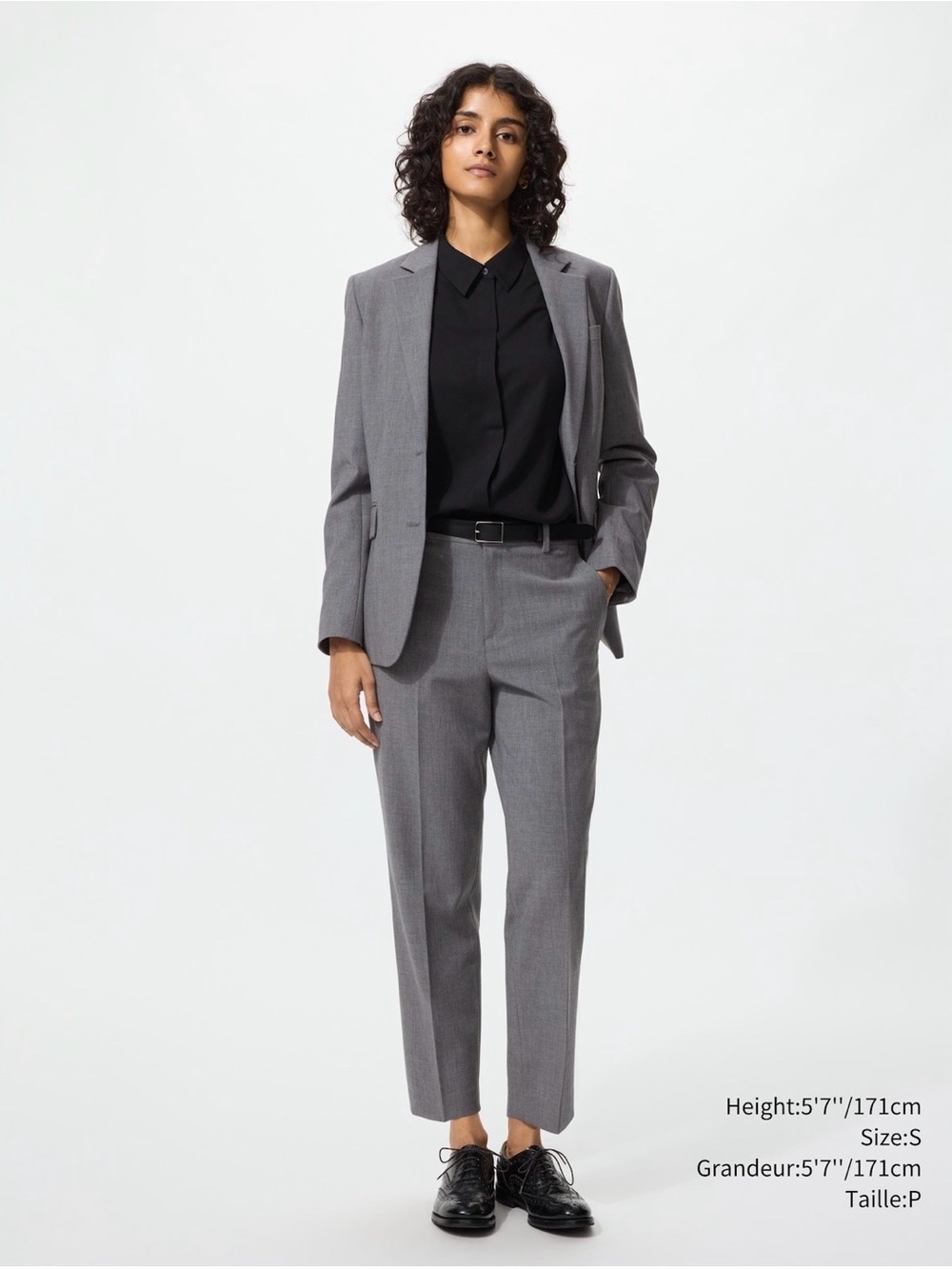 Uniqlo Women's Gray Smart Ankle Pants